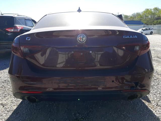 ZARFAEDN3H7558735 - 2017 ALFA ROMEO GIULIA Q4 栗色 照片 6