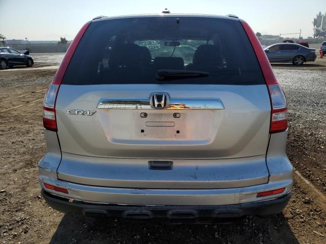 JHLRE3H70BC013833 - 2011 HONDA CR-V EXL SILVER photo 6