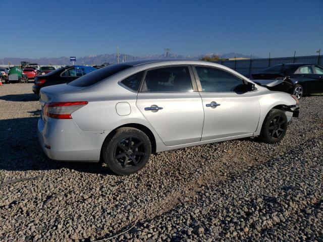 1N4AB7AP2DN904515 - 2013 NISSAN SENTRA S SILVER photo 3