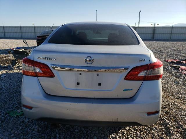 1N4AB7AP2DN904515 - 2013 NISSAN SENTRA S SILVER photo 6