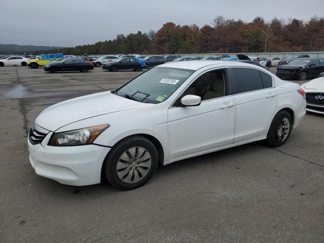 1HGCP2E35CA153920 - 2012 HONDA ACCORD LX WHITE photo 1