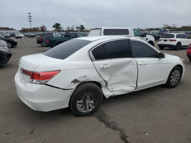 1HGCP2E35CA153920 - 2012 HONDA ACCORD LX WHITE photo 3