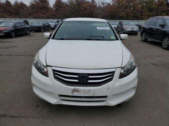 1HGCP2E35CA153920 - 2012 HONDA ACCORD LX WHITE photo 5