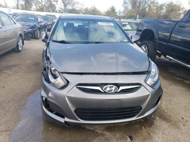 KMHCT4AE8EU658862 - 2014 HYUNDAI ACCENT GLS GRAY photo 5