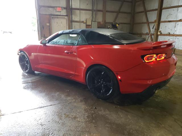 1G1FH3D70L0117778 - 2020 CHEVROLET CAMARO SS RED photo 2