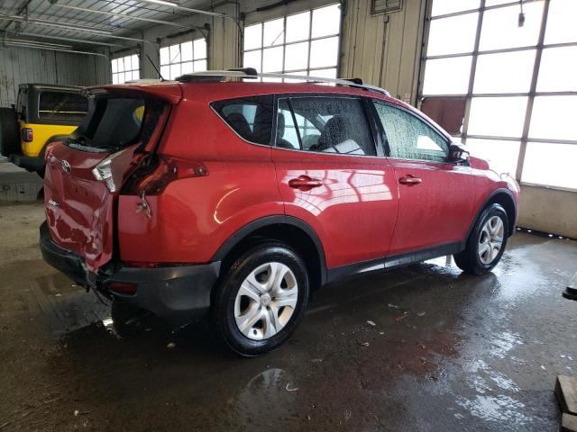 JTMBFREV7D5026216 - 2013 TOYOTA RAV4 LE RED photo 3