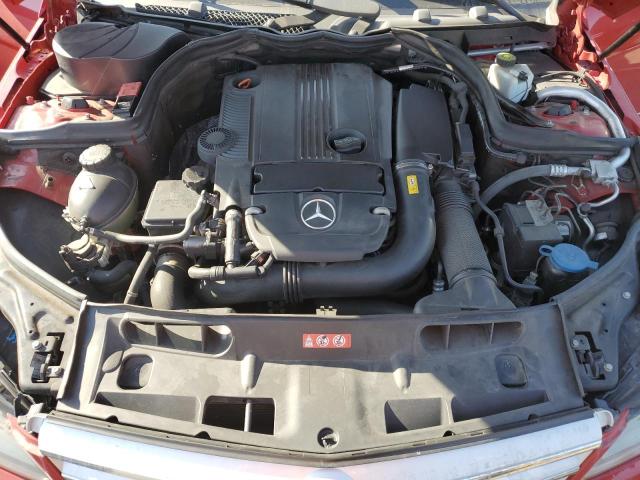 WDDGF4HB9CR211326 - 2012 MERCEDES-BENZ C 250 RED photo 11