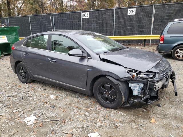 KMHC75LC8JU101675 - 2018 HYUNDAI IONIQ SEL GRAY photo 4