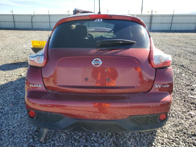 JN8AF5MV9FT560066 - 2015 NISSAN JUKE S RED photo 6