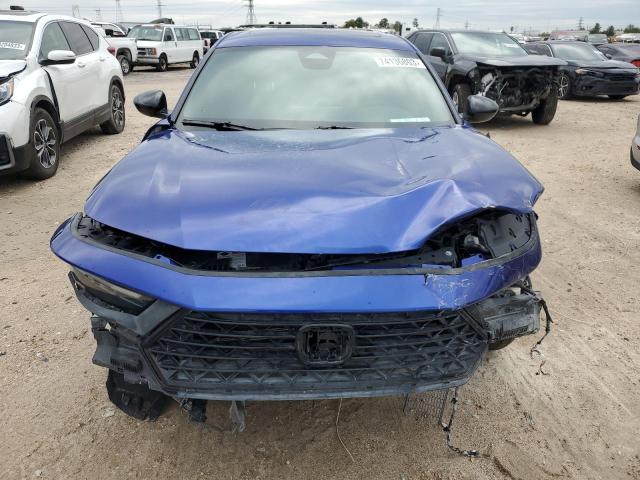 1HGCY2F50PA039648 - 2023 HONDA ACCORD HYBRID SPORT BLUE photo 5