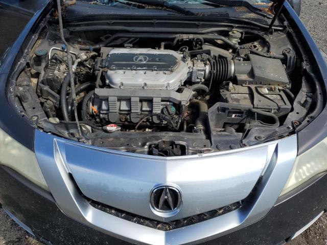 19UUA9F5XAA003653 - 2010 ACURA TL GRAY photo 11