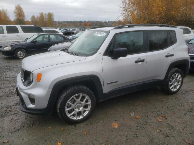 ZACNJDAB4MPM35482 - 2021 JEEP RENEGADE SPORT SILVER photo 1