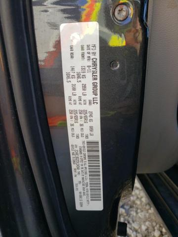 2C4RC1BG2CR124540 - 2012 CHRYSLER TOWN & COU TOURING BLACK photo 12