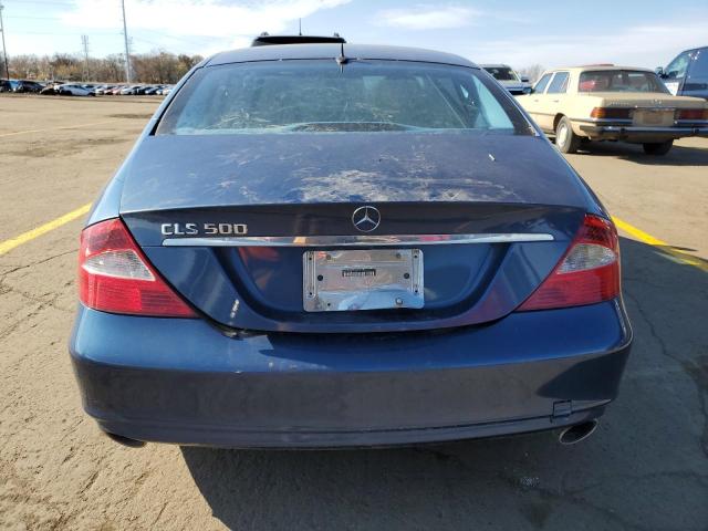 WDDDJ75X76A071282 - 2006 MERCEDES-BENZ CLS 500C BLUE photo 6