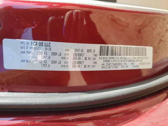 2C4RC1FG4KR528318 - 2019 CHRYSLER PACIFICA TOURING PLUS 红色 照片 13