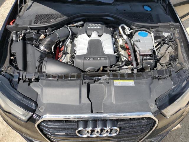 WAUHGAFC5EN054942 - 2014 AUDI A6 PRESTIGE შავი ფოტო 11