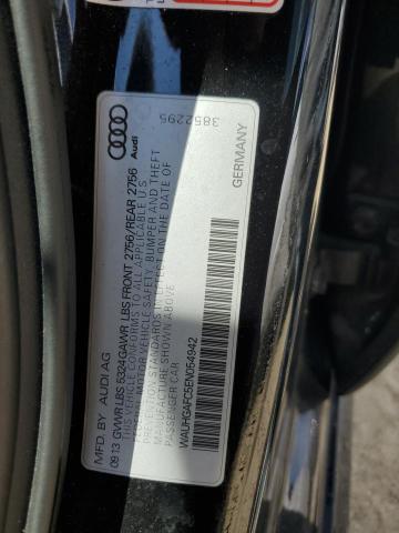 WAUHGAFC5EN054942 - 2014 AUDI A6 PRESTIGE შავი ფოტო 13