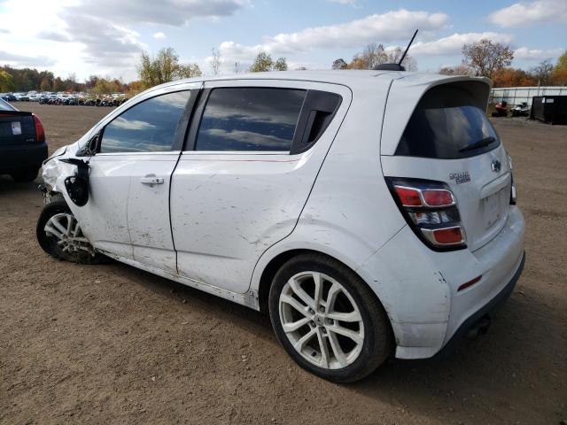 1G1JD6SB3K4126559 - 2019 CHEVROLET SONIC LT WHITE photo 2