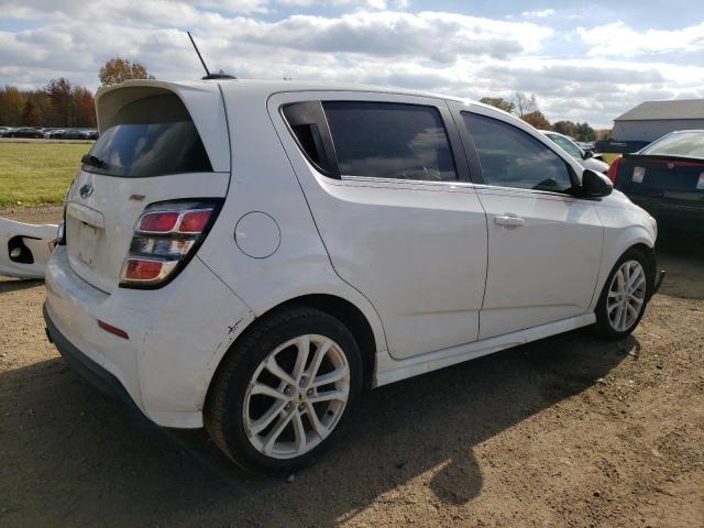 1G1JD6SB3K4126559 - 2019 CHEVROLET SONIC LT WHITE photo 3