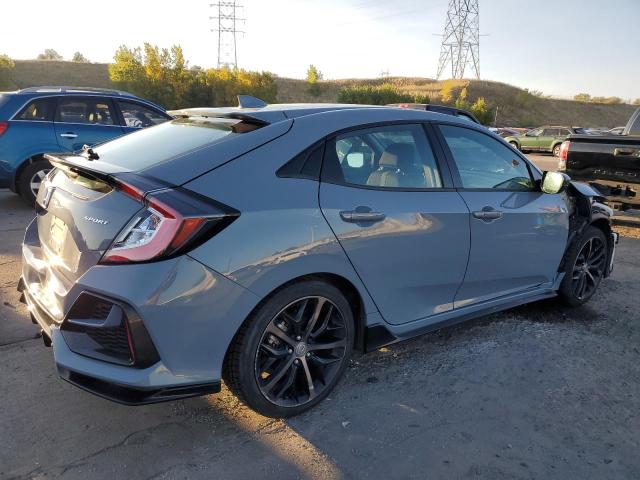 SHHFK7H4XMU415210 - 2021 HONDA CIVIC SPORT GRAY photo 3