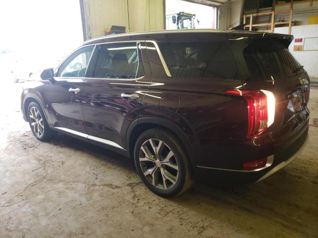 KM8R44HE1MU217201 - 2021 HYUNDAI PALISADE SEL BURGUNDY photo 2