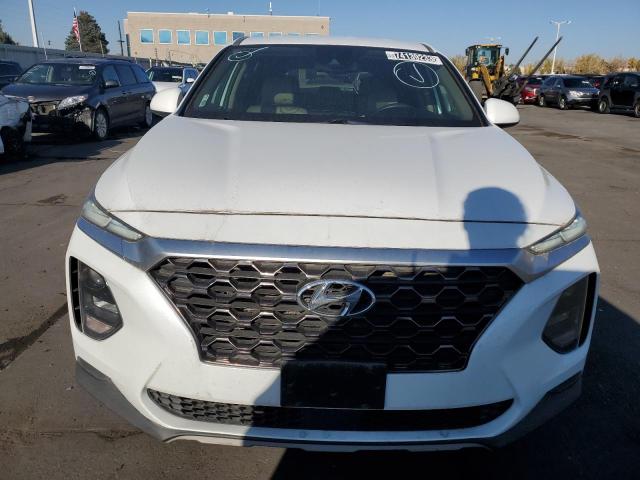 5NMS3CAD9KH023587 - 2019 HYUNDAI SANTA FE SEL WHITE photo 5