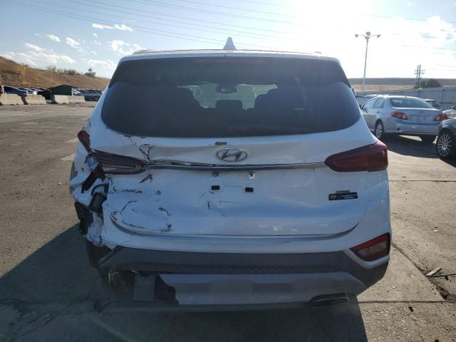 5NMS3CAD9KH023587 - 2019 HYUNDAI SANTA FE SEL WHITE photo 6