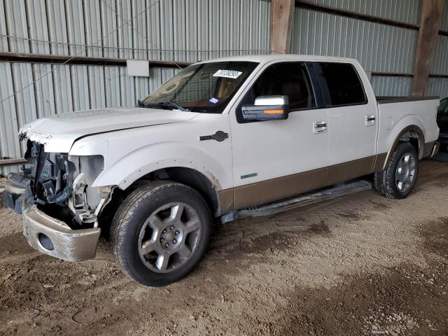 1FTFW1CT3EKD03709 - 2014 FORD F150 SUPERCREW TWO TONE photo 1