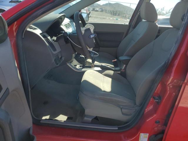 1FAHP34N08W249726 - 2008 FORD FOCUS S/SE RED photo 7