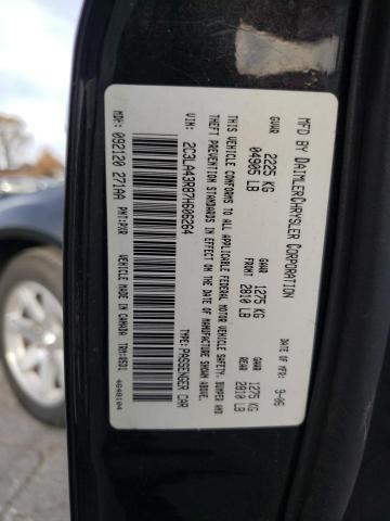 2C3LA43R87H606264 - 2007 CHRYSLER 300 BLACK photo 12