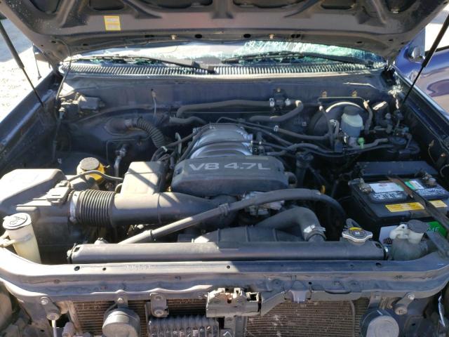 5TBRT341X1S127333 - 2001 TOYOTA TUNDRA ACCESS CAB ლურჯი ფოტო 11