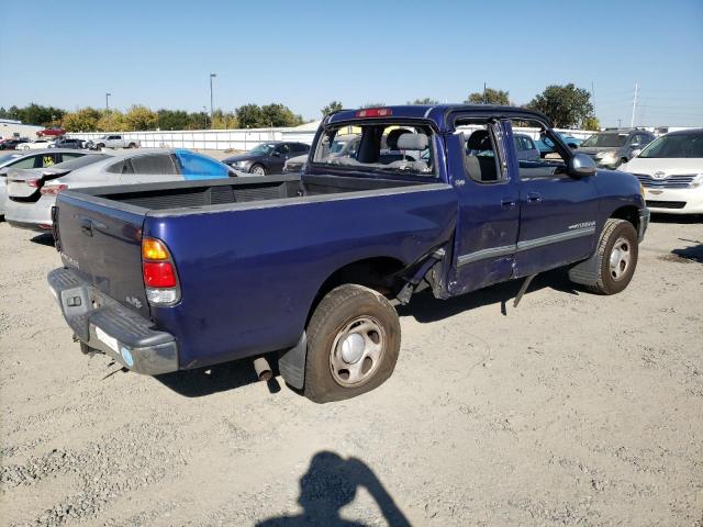 5TBRT341X1S127333 - 2001 TOYOTA TUNDRA ACCESS CAB ლურჯი ფოტო 3