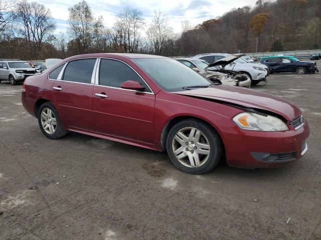 2G1WB5EK9A1186938 - 2010 CHEVROLET IMPALA LT BURGUNDY photo 4