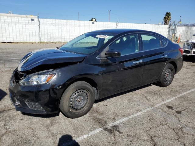 3N1AB7AP3KY301084 - 2019 NISSAN SENTRA S BLACK photo 1