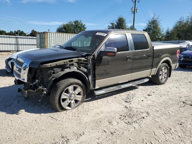 1FTPW12VX9FA68702 - 2009 FORD F150 SUPERCREW BROWN photo 1