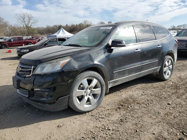 1GNKVJKD6EJ283559 - 2014 CHEVROLET TRAVERSE LTZ GRAY photo 1