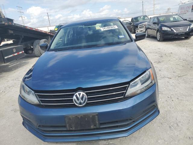 3VWD17AJXFM233465 - 2015 VOLKSWAGEN JETTA SE BLUE photo 5