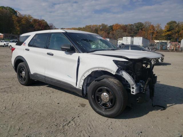 1FM5K8AB9LGC13762 - 2020 FORD EXPLORER POLICE INTERCEPTOR 白色 照片 4