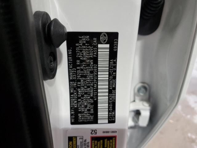 4T1S11AK2PU795692 - 2023 TOYOTA CAMRY SE NIGHT SHADE WHITE photo 12