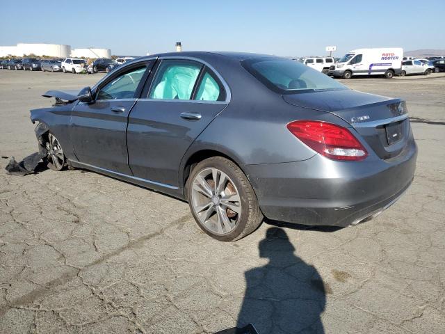 55SWF4JB9HU193521 - 2017 MERCEDES-BENZ C 300 GRAY photo 2