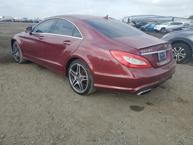 WDDLJ7EB2DA087581 - 2013 MERCEDES-BENZ CLS 63 AMG RED photo 2