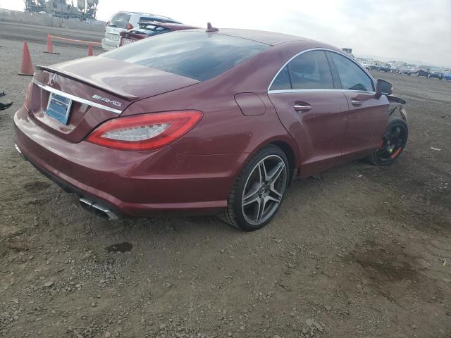 WDDLJ7EB2DA087581 - 2013 MERCEDES-BENZ CLS 63 AMG RED photo 3