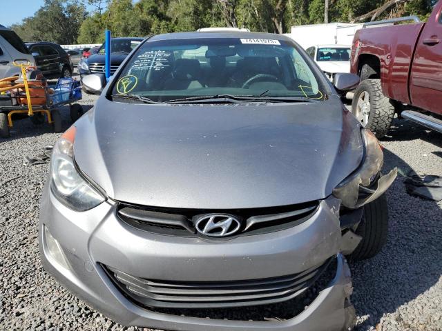 KMHDH4AE1CU240047 - 2012 HYUNDAI ELANTRA GLS GRAY photo 5