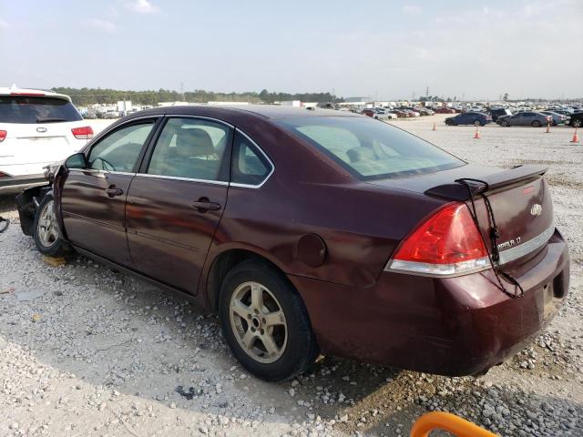 2G1WC58R979240190 - 2007 CHEVROLET IMPALA LT MAROON photo 2