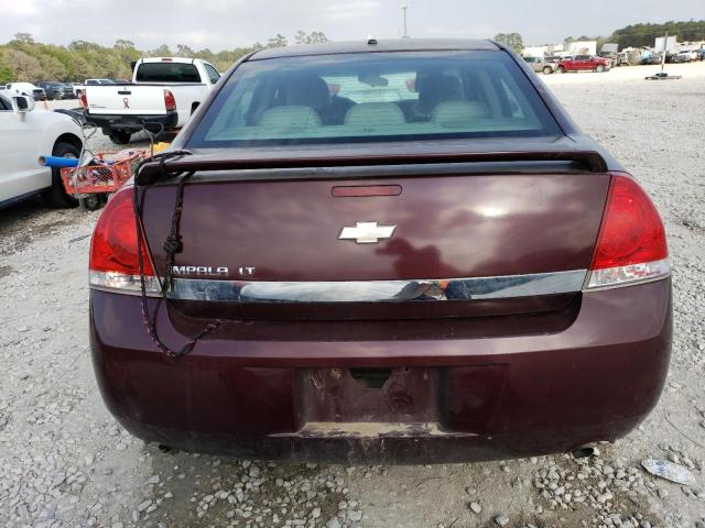 2G1WC58R979240190 - 2007 CHEVROLET IMPALA LT MAROON photo 6