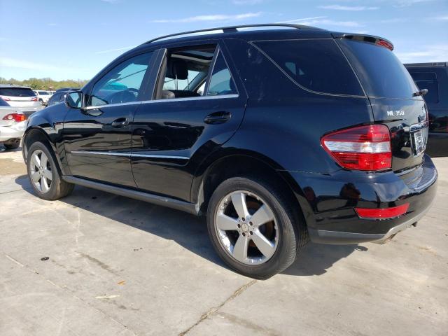4JGBB8GB6AA574683 - 2010 MERCEDES-BENZ ML 350 4MATIC BLACK photo 2