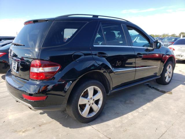 4JGBB8GB6AA574683 - 2010 MERCEDES-BENZ ML 350 4MATIC BLACK photo 3