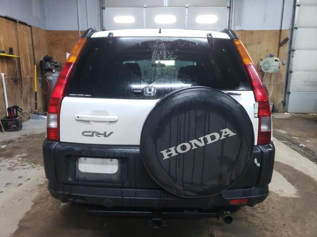 JHLRD78863C005997 - 2003 HONDA CR-V EX WHITE photo 6