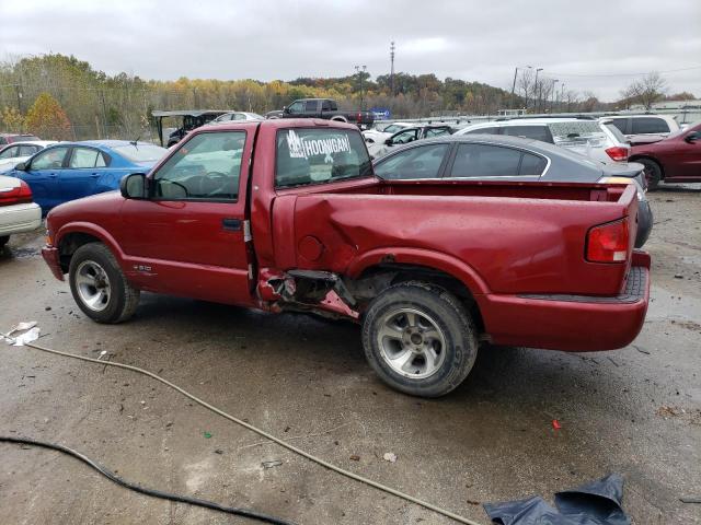 1GCCS1448Y8119146 - 2000 CHEVROLET S-10 PU S10 MAROON photo 2