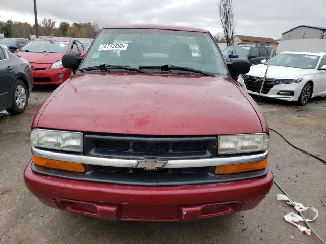 1GCCS1448Y8119146 - 2000 CHEVROLET S-10 PU S10 MAROON photo 5